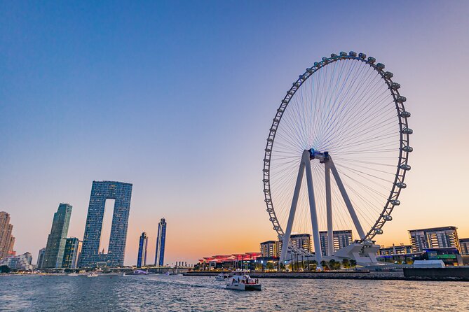 1 HR - Dubai Marina Luxury Yacht Tour - Bluewaters Island and Ain Dubai