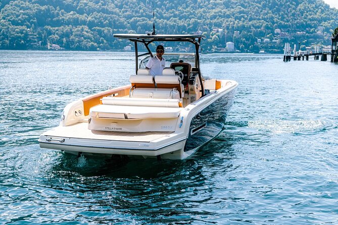 1H Luxury Cruise Como Lake Tender Yacht Invictus 9 Pax - From Como to Cernobbio and Villa Erba