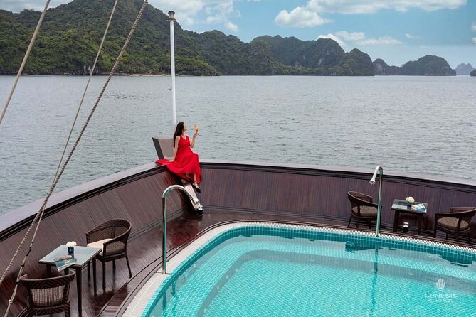 2 Days and 1 Night Halong Bay Luxury Genesis Regal Cruises - Morning Tai Chi and breakfast with a view