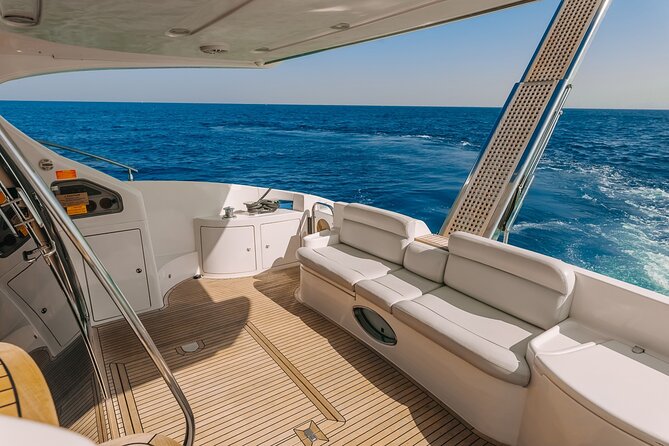 2 hours Dubai private luxury yacht 55ft tour - Swimming, towels, and time on board