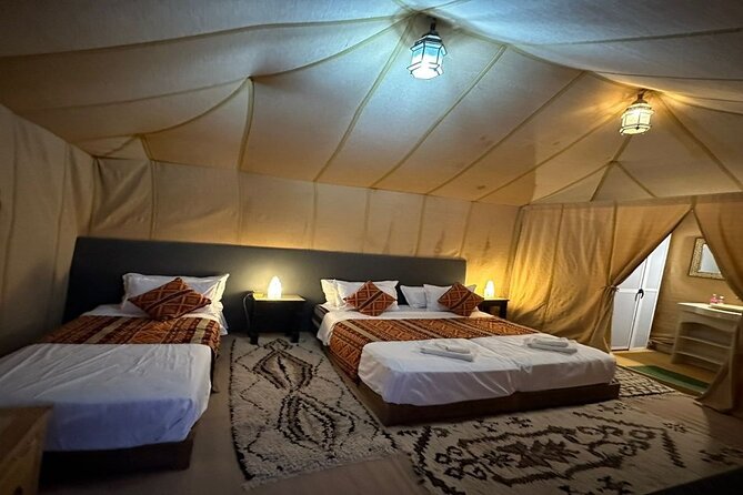 2 Nights in Luxury Camp and Camel Trekking in Merzouga Desert - The first 40-minute camel ride to sunset