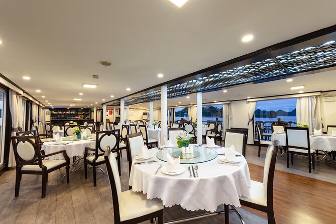 [2D1N] Halong Amanda Cruise - Luxury Unique Cruise on Bay - Tuan Chau Marina and the start at 11:30