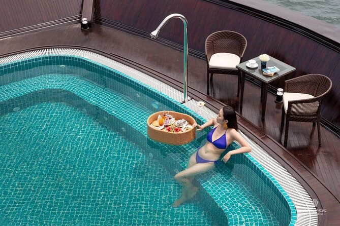 2Days-1Night Halong Bay Luxury Genesis Regal Cruises - Day one: sailing, lunch, and the floating house