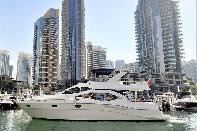 3-Hour Luxury Yacht Cruise from Dubai Marina - The route through Palm Jumeirah and Atlantis