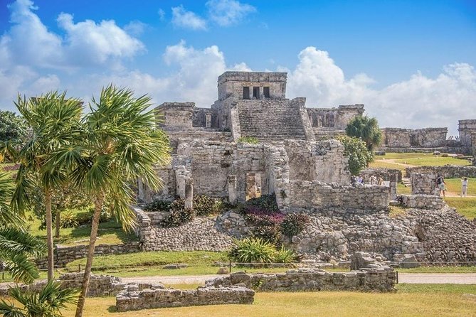 4X1 VIP Tulum, Coba, Cenote and Playa del Carmen Tour - Swimming at Chikin Ha cenote