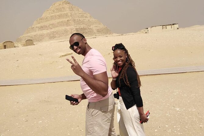 5-Hours VIP Private Day Memphis city ,Sakkara pyramids ,Dahshur - Koshary gives the half-day a local touch