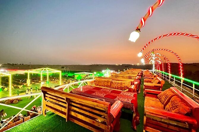 6-Hour Luxury Evening Dubai Desert Safari - BBQ Dinner Live Shows - The Bedouin-style camp and henna