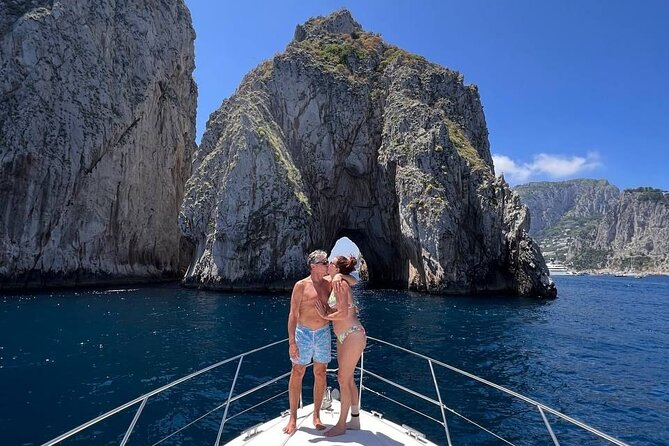 A Classy Capri Tour: a day on a luxury private yacht - The White Grotto and Green Grotto
