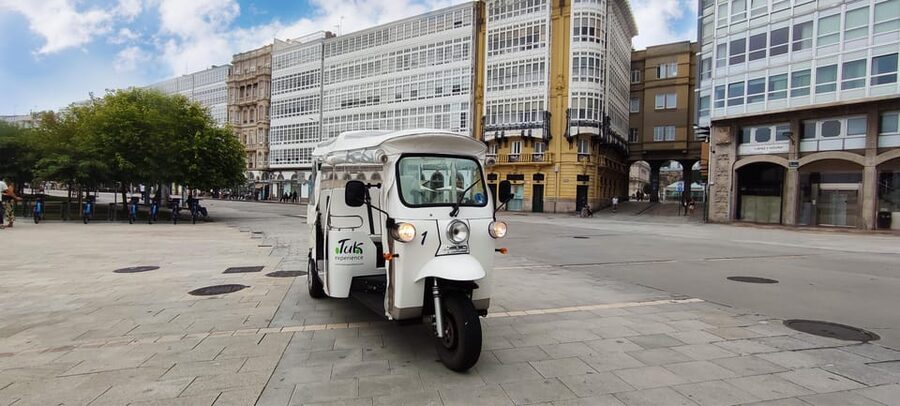 A Coruña: VIP Tuk Tuk tour - A Coruña by Tuk-Tuk: A Smart Two-Hour Overview