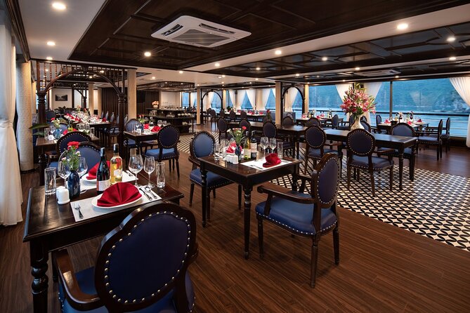 All-Inclusive 2 Day/1 Night Halong Luxury Cruise, Meals, Cave, Kayaking,Swimming - Sunset, cooking, squid fishing, and the early start
