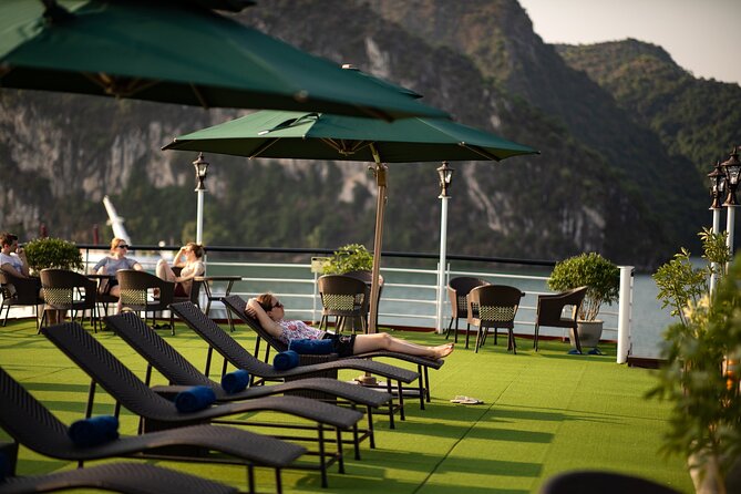 All-Inclusive 2 Day/1 Night Halong Luxury Cruise, Meals, Cave, Kayaking,Swimming - Day two: Tai Chi, Thien Canh Son Cave, and the return trip