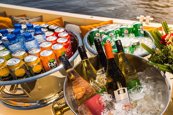Amsterdam Classic Saloon Boat Canal Cruise with Live Guide - Southern Church and the Stopera