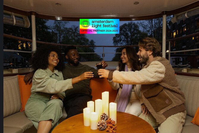 Amsterdam Light Festival: Cruise Unlimited Drinks & Bite option - Amsterdam’s Light Festival from the water