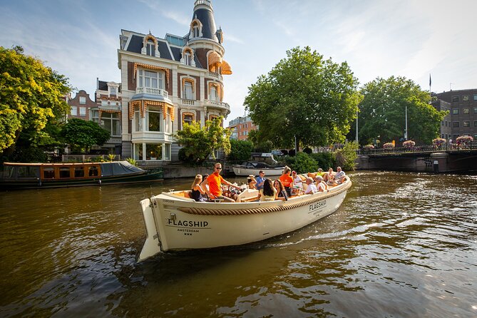 Amsterdam Luxury Canal Cruise + Unlimited Drinks & Bites option - The Jordaan and Prinsengracht: the strongest opening