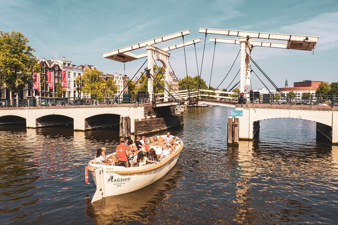 Amsterdam Luxury Canal Cruise + Unlimited Drinks & Bites option - Amstel sights and the Royal Theatre Carré