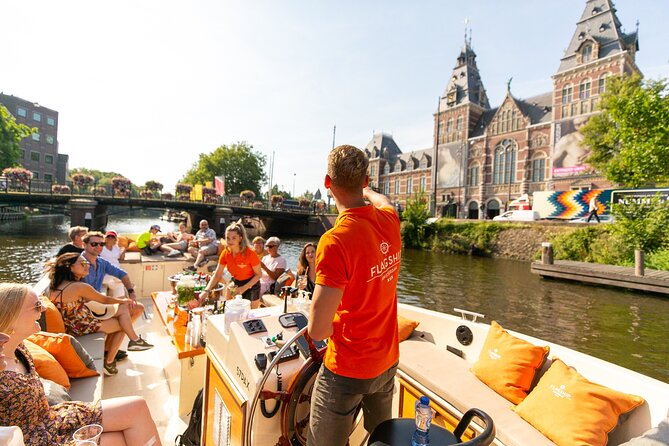 Amsterdam Luxury Canal Cruise + Unlimited Drinks & Bites option - Magere Brug and the Bridge of 15 Bridges