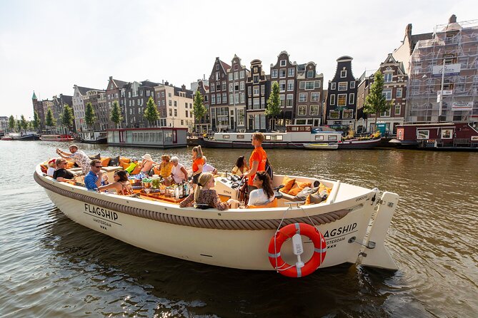 Amsterdam Luxury Canal Cruise + Unlimited Drinks & Bites option - The unlimited drinks and bites option
