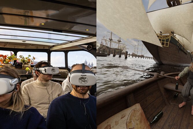 Amsterdam: Luxury Canal Cruise with Historic VR Experience - From Leidseplein to Amsterdam’s historic canals