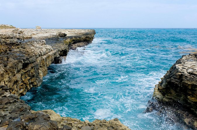 Antigua VIP Tours - Private Platinum Tour - Devil’s Bridge shows the force of the sea