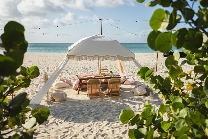 Aruba Romantic Sunset Photoshoot & Beach Picnic in Luxury Cabana - What your two hours look like