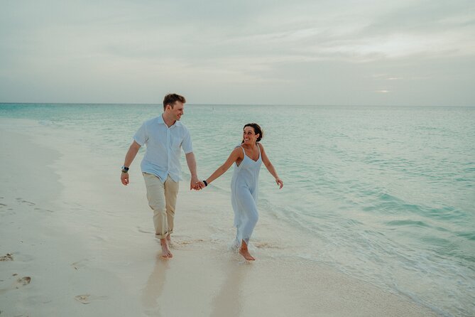 Aruba Romantic Sunset Photoshoot & Beach Picnic in Luxury Cabana - Proposal and celebration planning