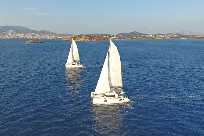 Athens Private Luxury Catamaran Cruise with Traditional Greek Meal and BBQ - Leaving Athens for the southern coast