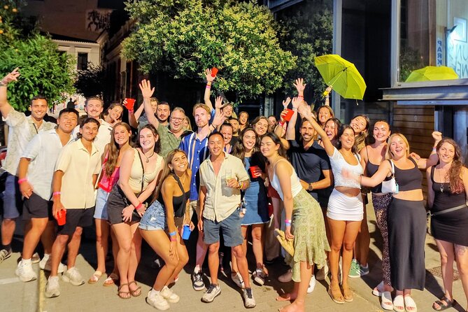 Athens Pub Crawl with 1hr Open Bar & VIP Nightclub Access - First bar: shots, cocktails, and an easy icebreaker
