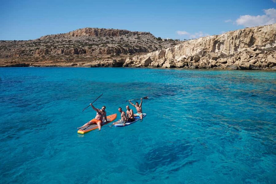 Ayia Napa: Luxury Catamaran Cruise with Lunch & Drinks - Sailing past Cape Greco’s cliffs and arches