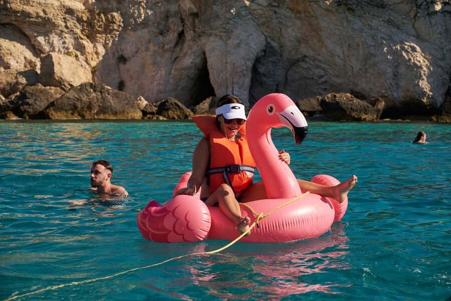 Ayia Napa: Luxury Catamaran Cruise with Lunch & Drinks - Blue Lagoon is the main event