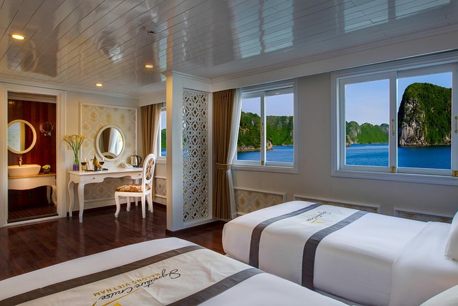 Bai Tu Long bay Luxury Cruise 2D/1N: Less touristy places, Kayaking, full meals - The cabin, food, and practical comfort