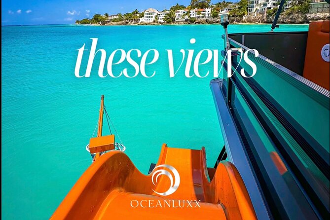 Barbados Private Luxury All Inclusive Day Cruise By Oceanluxx - Swimming, snorkeling, and the boat slide