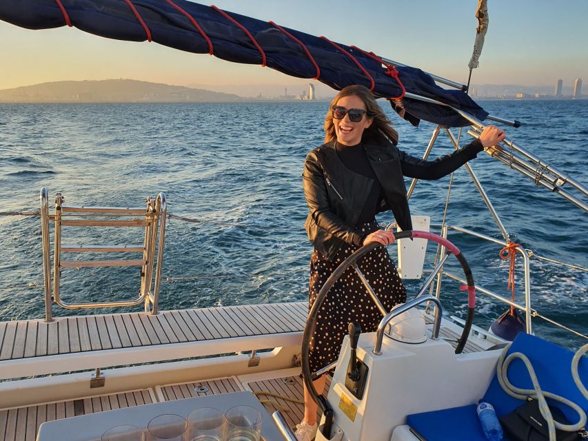 Barcelona: Luxury Private Yacht Daytime Cruise - Open water and the Barcelona skyline