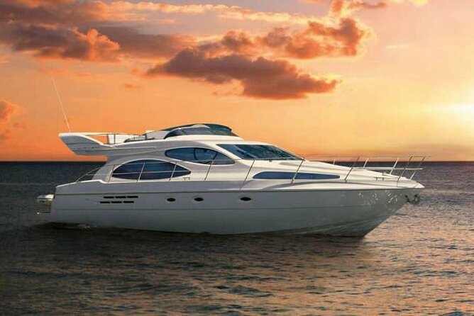 Barcelona Private Luxury Motor Yacht Sunset Cruise with Drinks - Barcelona’s skyline from the Mediterranean
