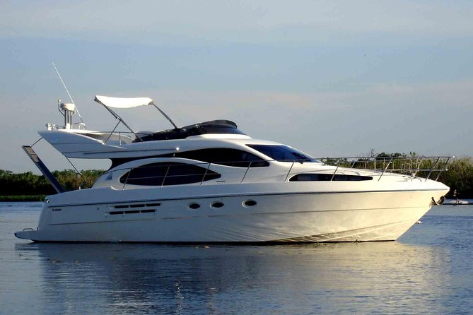 Barcelona Private Luxury Motor Yacht Sunset Cruise with Drinks - The guide and the onboard style