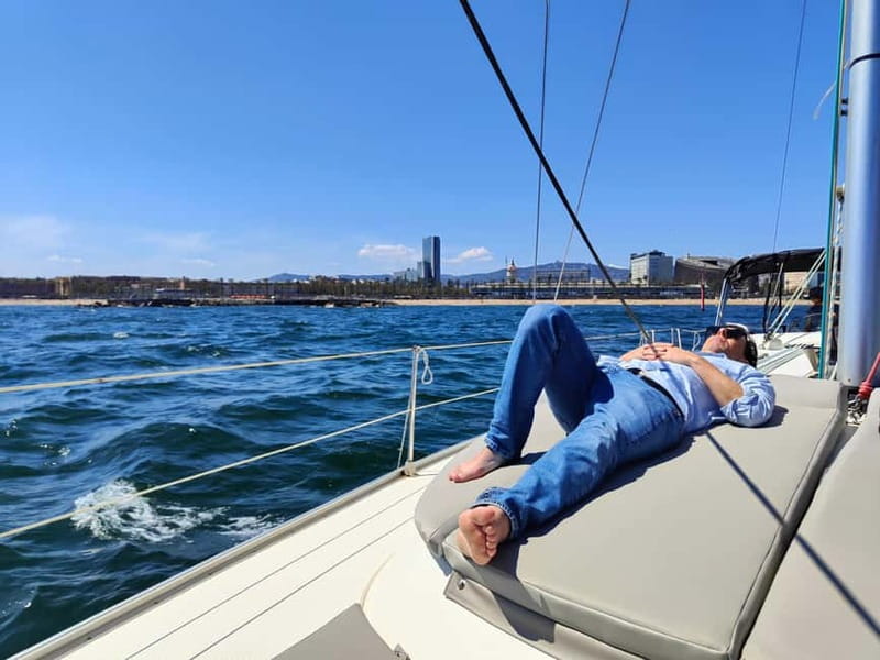 Barcelona Sailing Experience Luxury Boat w/Snacks & Drinks - Barcelona from the water, not the pavement