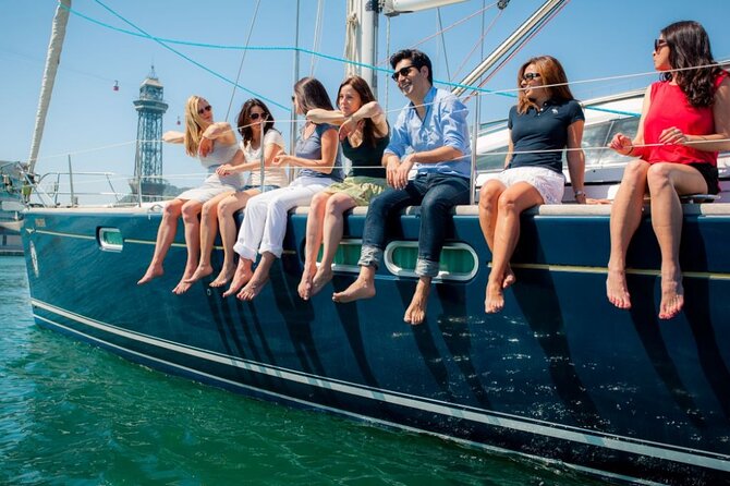 Barcelona Unique Private Luxury Sailing Tour (max 12 people) - What the boat time feels like
