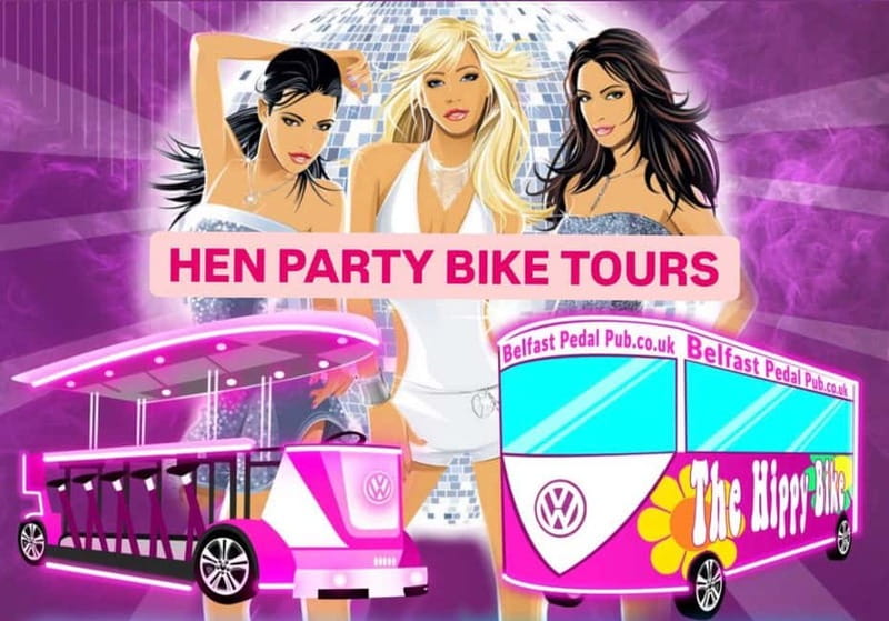 Belfast: Luxury Pink Hen Party Bike Tour (BYOB) - The Surf Shack gives the party a proper starting point