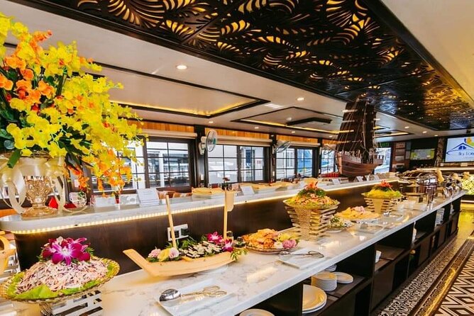 Best Halong Bay Tour One Day On Luxury Cruise 6 Hours Cruising - Titop Island for swimming and a 360-degree view