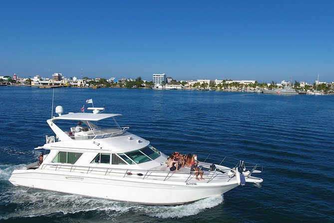 Cancun Boat Tour to Isla Mujeres on Luxury Yacht with Chef -SR55C - The value of $2,600 for up to 15 people