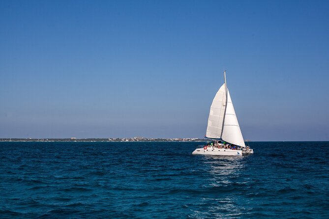 Cancun Sailing Catamaran Islas Mujeres With Luxury Beach Club - Snorkeling at El Meco Reef