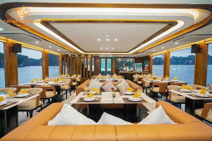 Cat Ba Island: Lan Ha Bay Full-Day with Luxury Cruise - Rock formations on the Lan Ha Bay route