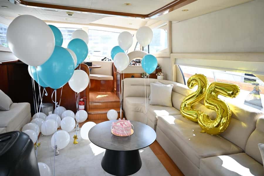 Celebrate Your Birthday in Style on luxury Yacht in Dubai - Decorations, cake, and the personal touch