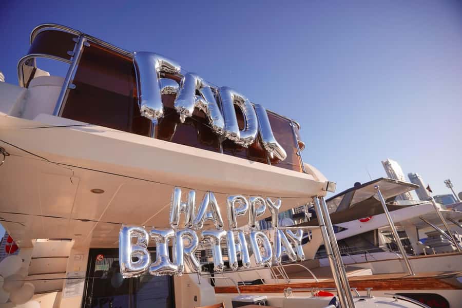 Celebrate Your Birthday in Style on luxury Yacht in Dubai - Meeting at Dubai Harbour, Gate BC