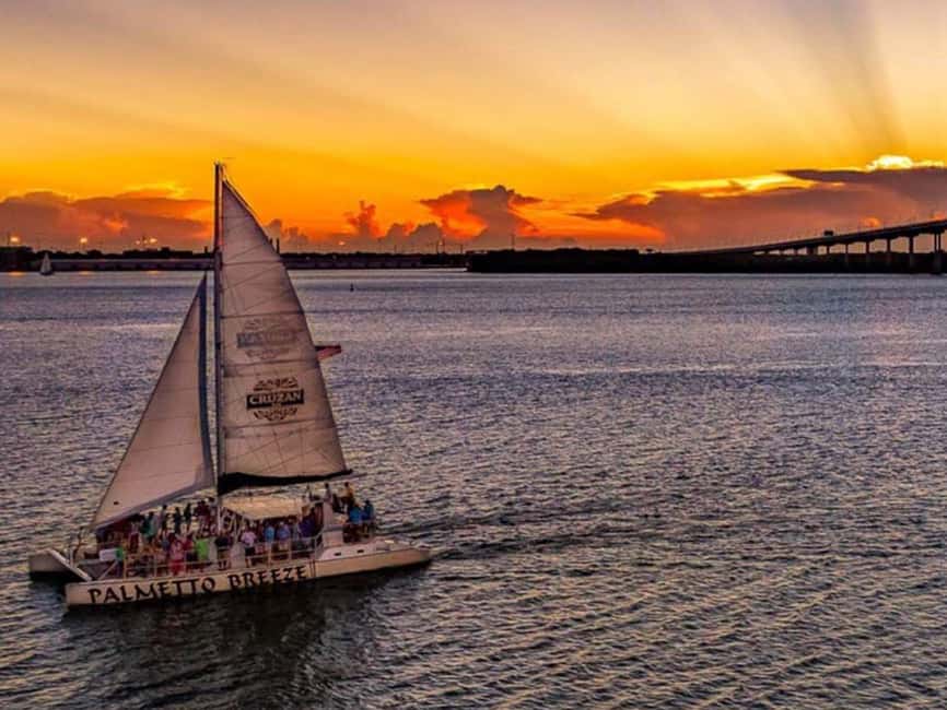 Charleston Harbor Sunset Cruise with Music & Onboard Bar - Finding your place on the Palmetto Breeze