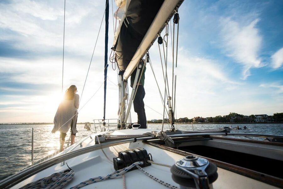 Charleston: Private BYOB Luxury Yacht Cruise - BYOB supplies and the onboard setup