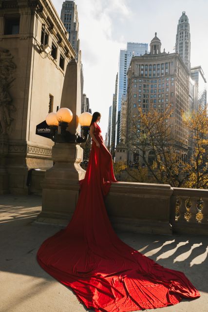 Chicago Luxury Flying Dress Photoshoot - What the photographer adds