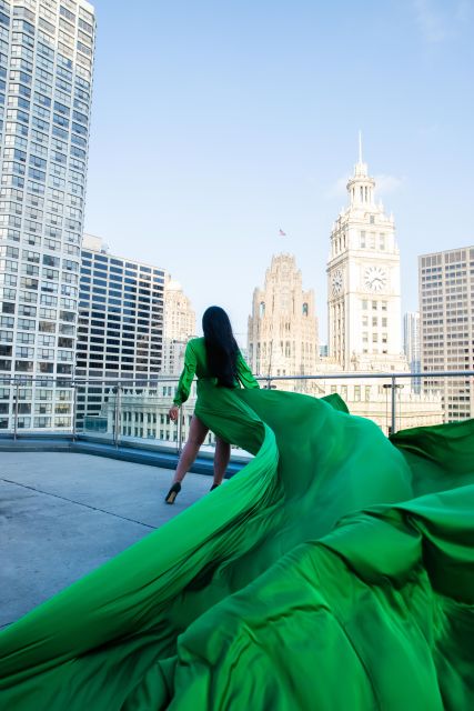 Chicago Luxury Flying Dress Photoshoot - Getting your gallery after the session