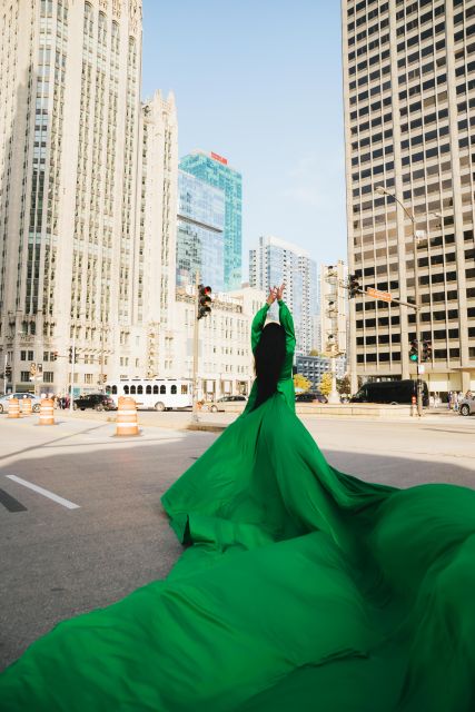 Chicago Luxury Flying Dress Photoshoot - Who will enjoy this most