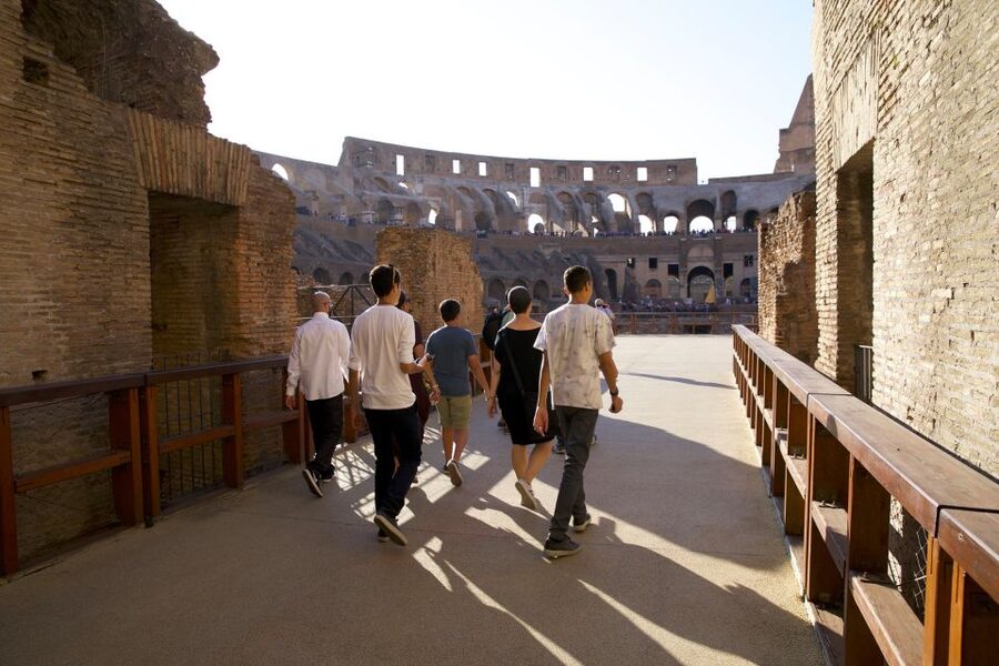 Colosseum: Semi Private Tour with VIP Arena Access - Group size, heat, and timing