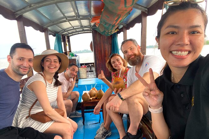 Cu Chi Tunnels and Mekong Delta - VIP Tour - Coconut candy, honey tea, fruit, and southern music